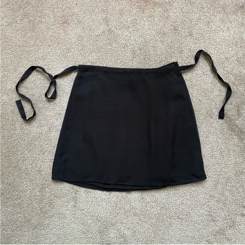Aritzia Sundays Best Wrap Mini Skirt w Drawstring - Womens XS
